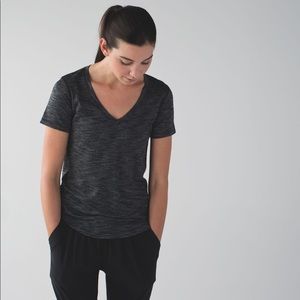 Lululemon What the Sport Tee Shirt Sz 8